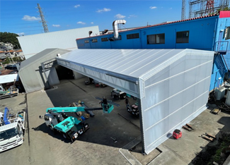 自社での一貫した製作・施工体制