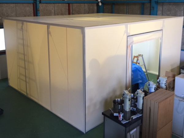 工場用のビニールブース・シートブース