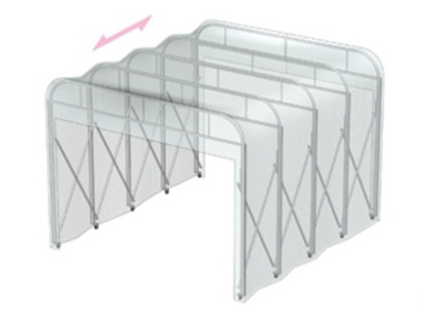ジャバラ式シートハウス
