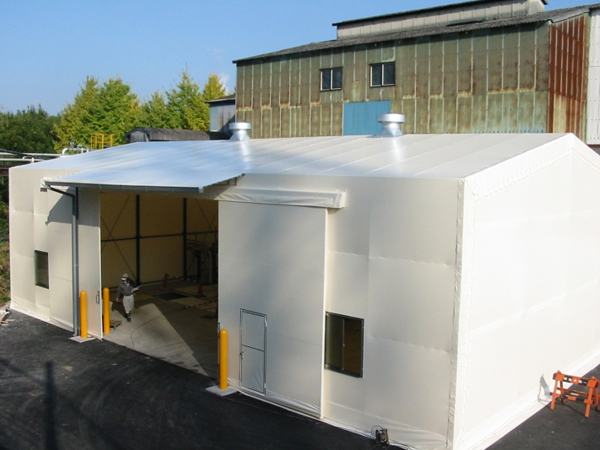 店舗用の軒先テント