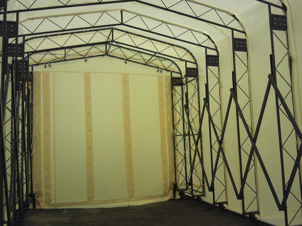 ジャバラ式シートハウス