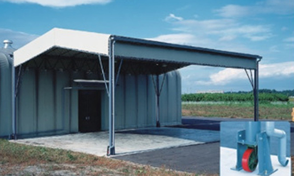 移動式キャスターテント