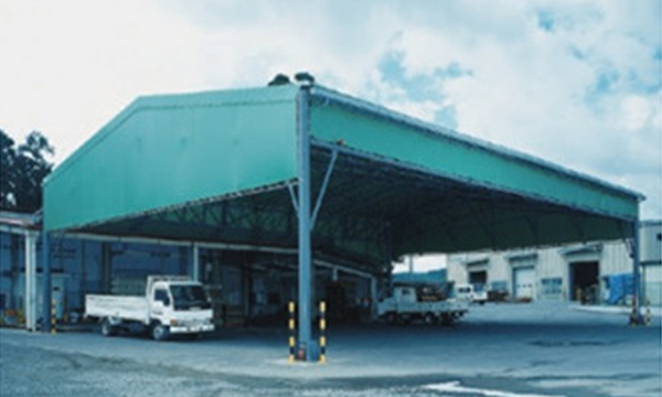 移動式キャスターテント